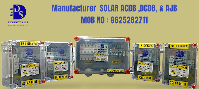 Solar ACDB, DCDB and AJB enclosures manufactured by EXPERT'S DS